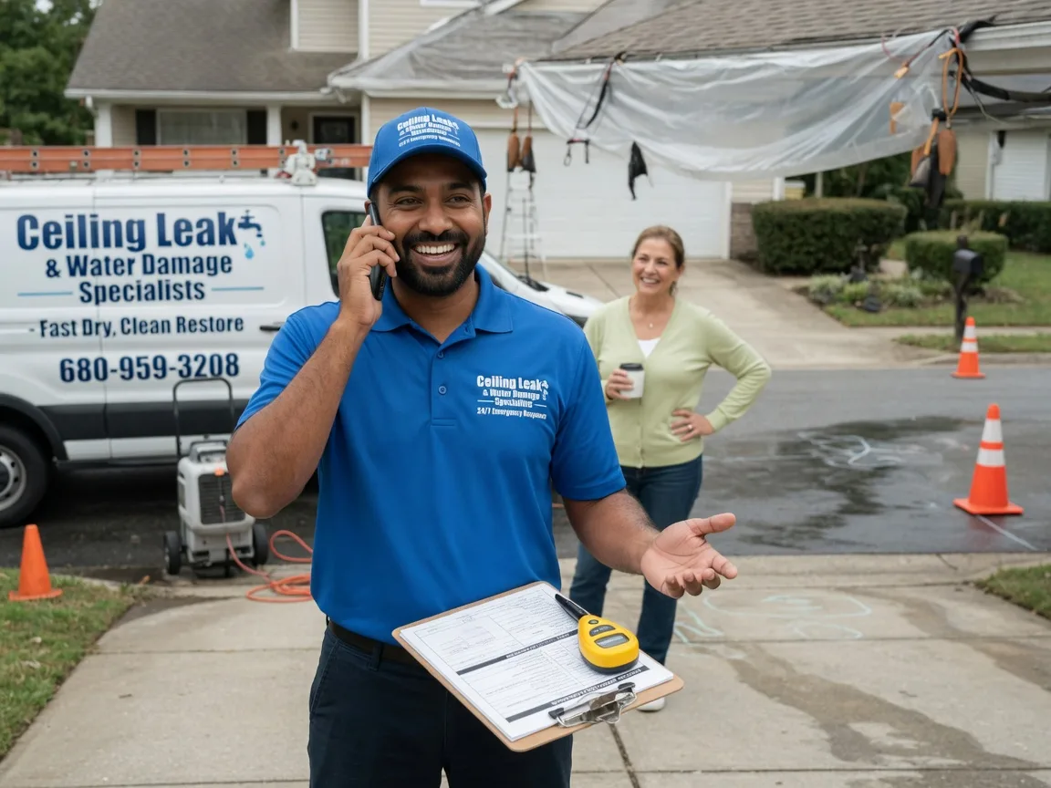 Ceiling Leak Cleanup Coleharbor, ND FAQs